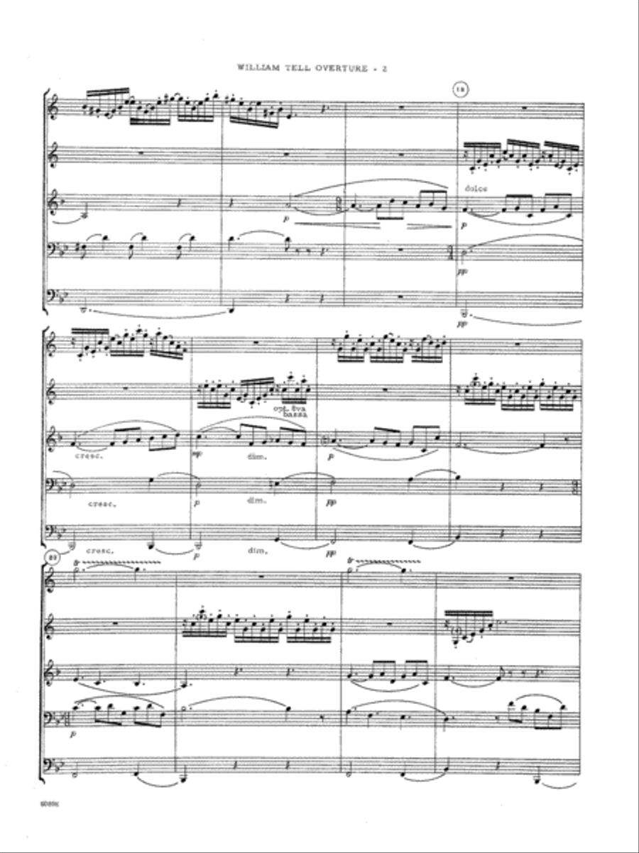 William Tell Overture Horn scores gallery preview page 3