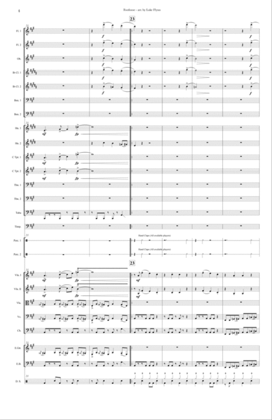 Footloose Full Orchestra scores gallery preview page 6