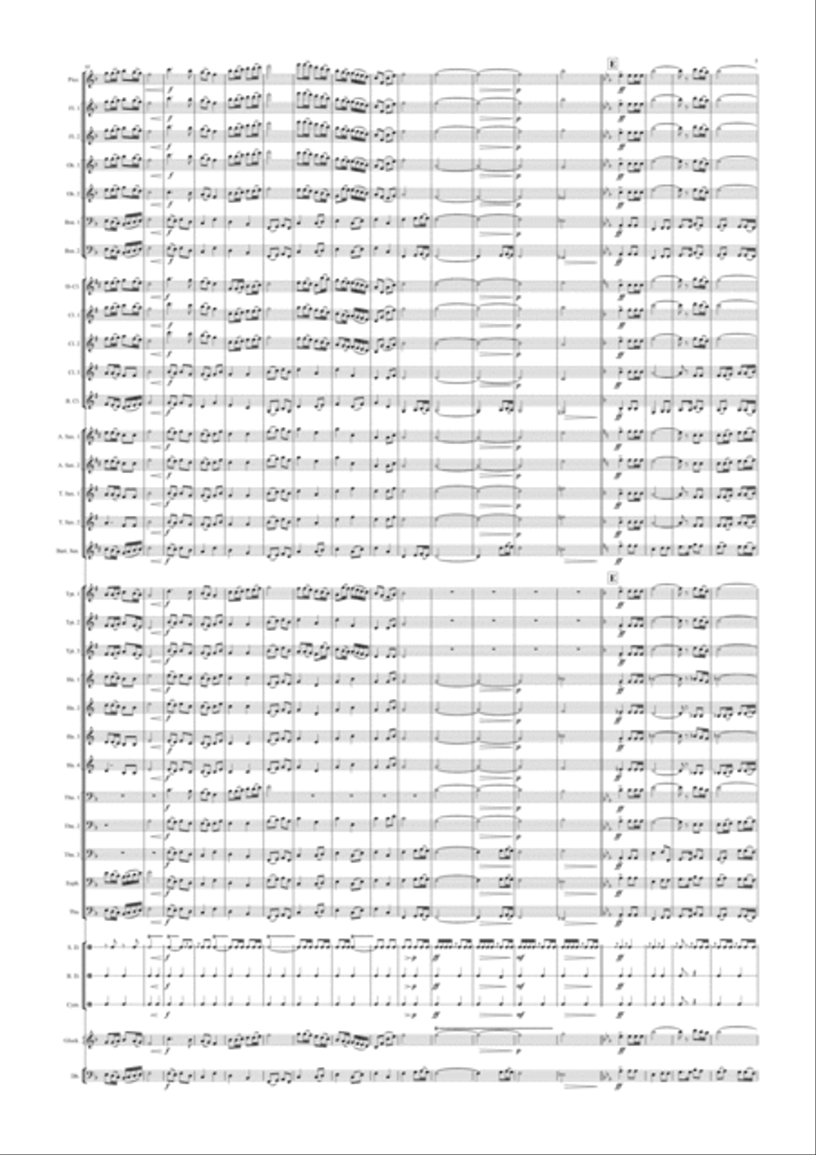 Concert March - The Royal Mile Marching Band scores gallery preview page 5