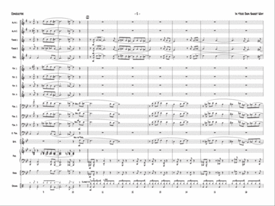 In Your Own Sweet Way Jazz Ensemble scores gallery preview page 3