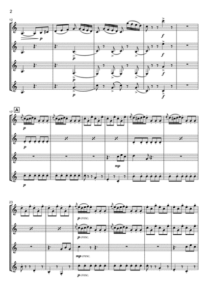 LARGO AL FACTOTUM - Gioachino Rossini | Clarinet Quartet image number null