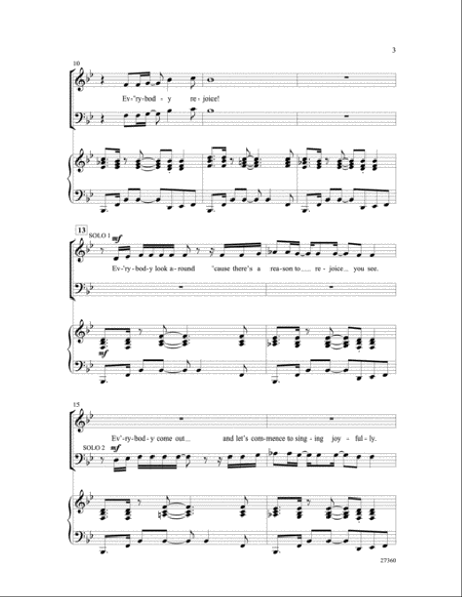 Everybody Rejoice 3-Part scores gallery preview page 3