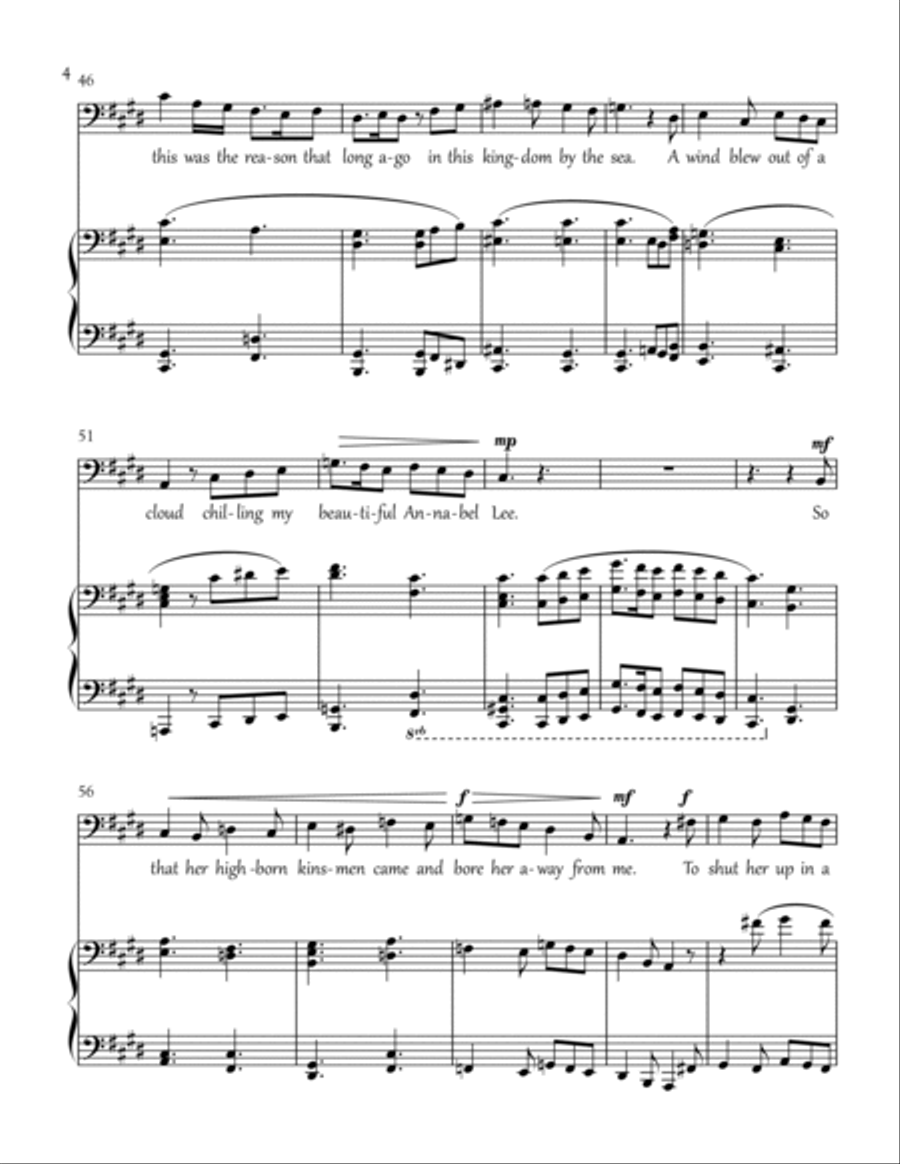 Annabel Lee Annabel Lee Voice scores gallery preview page 4