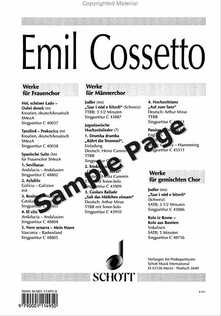 Spanische Suite SSA scores gallery preview page 5