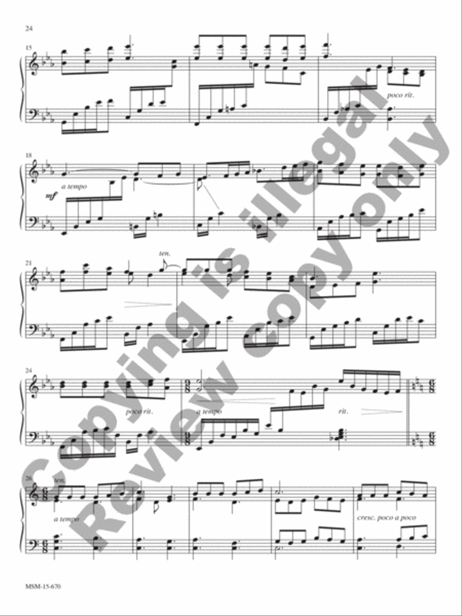 I Sing the Mighty Power of God Piano Solo scores gallery preview page 12