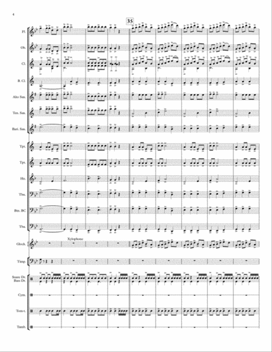 Checkpoint Charlie Concert Band scores gallery preview page 5