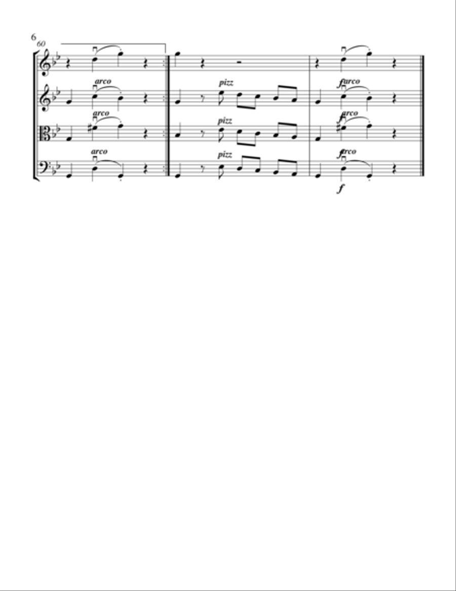 La Cumparcita La Cumparcita String Quartet scores gallery preview page 6