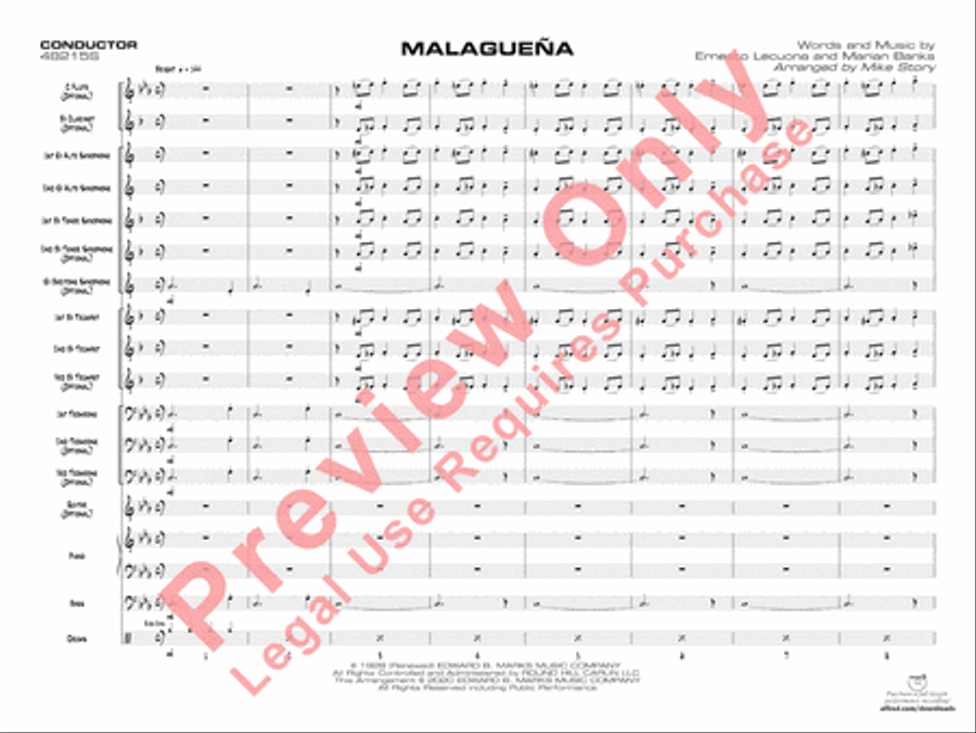 Malagueña Jazz Ensemble scores gallery preview page 4