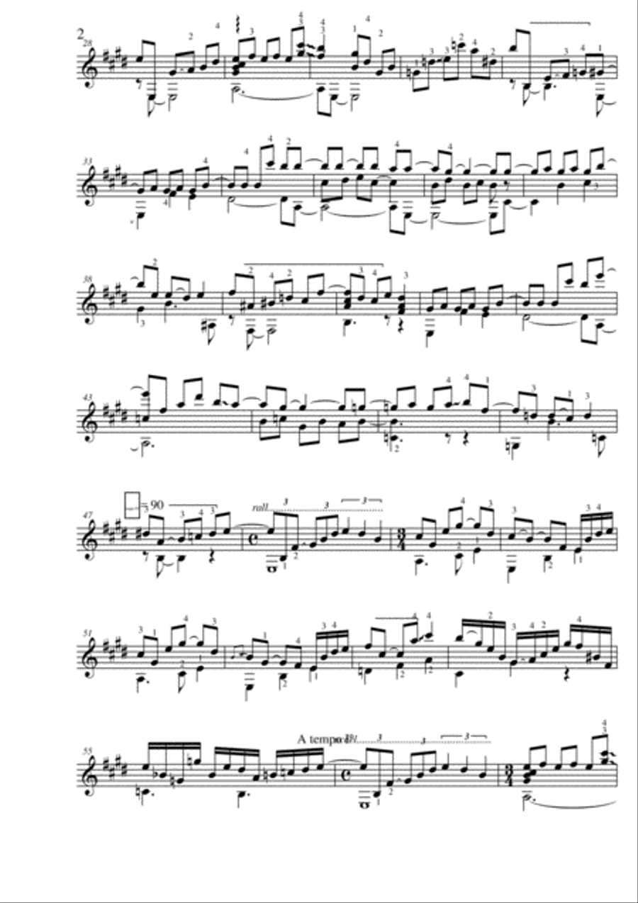 El Pombero Acoustic Guitar scores gallery preview page 2