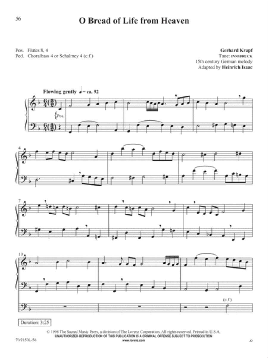 The Sacred Organ Library, Vol. 4 Organ Solo scores gallery preview page 17