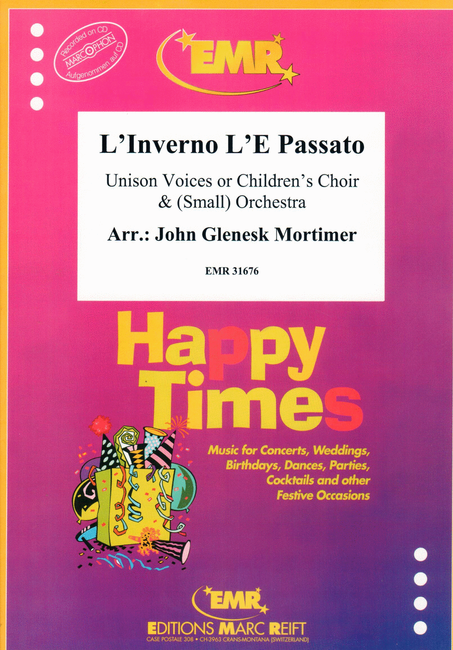 L'Inverno L'E Passato Unison Choir scores gallery preview page 1