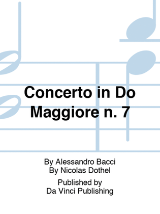 Book cover for Concerto in Do Maggiore n. 7