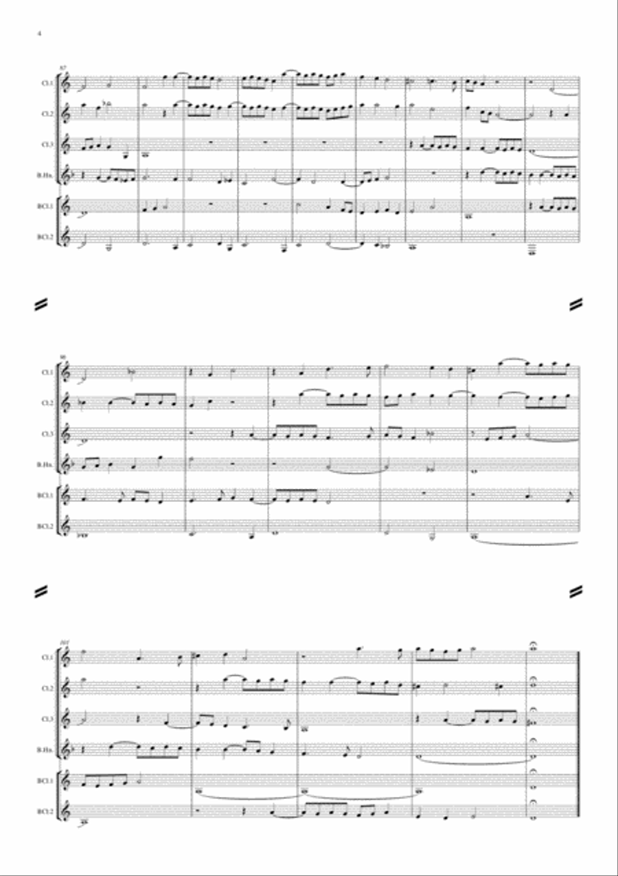 Jenkins - Fantazia No. 3 Woodwind Ensemble scores gallery preview page 4