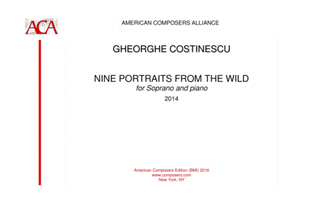 Book cover for [Costinescu] Nine Portraits from the Wild