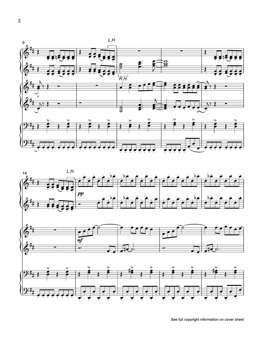 Mamma Mia Small Ensemble scores gallery preview page 3