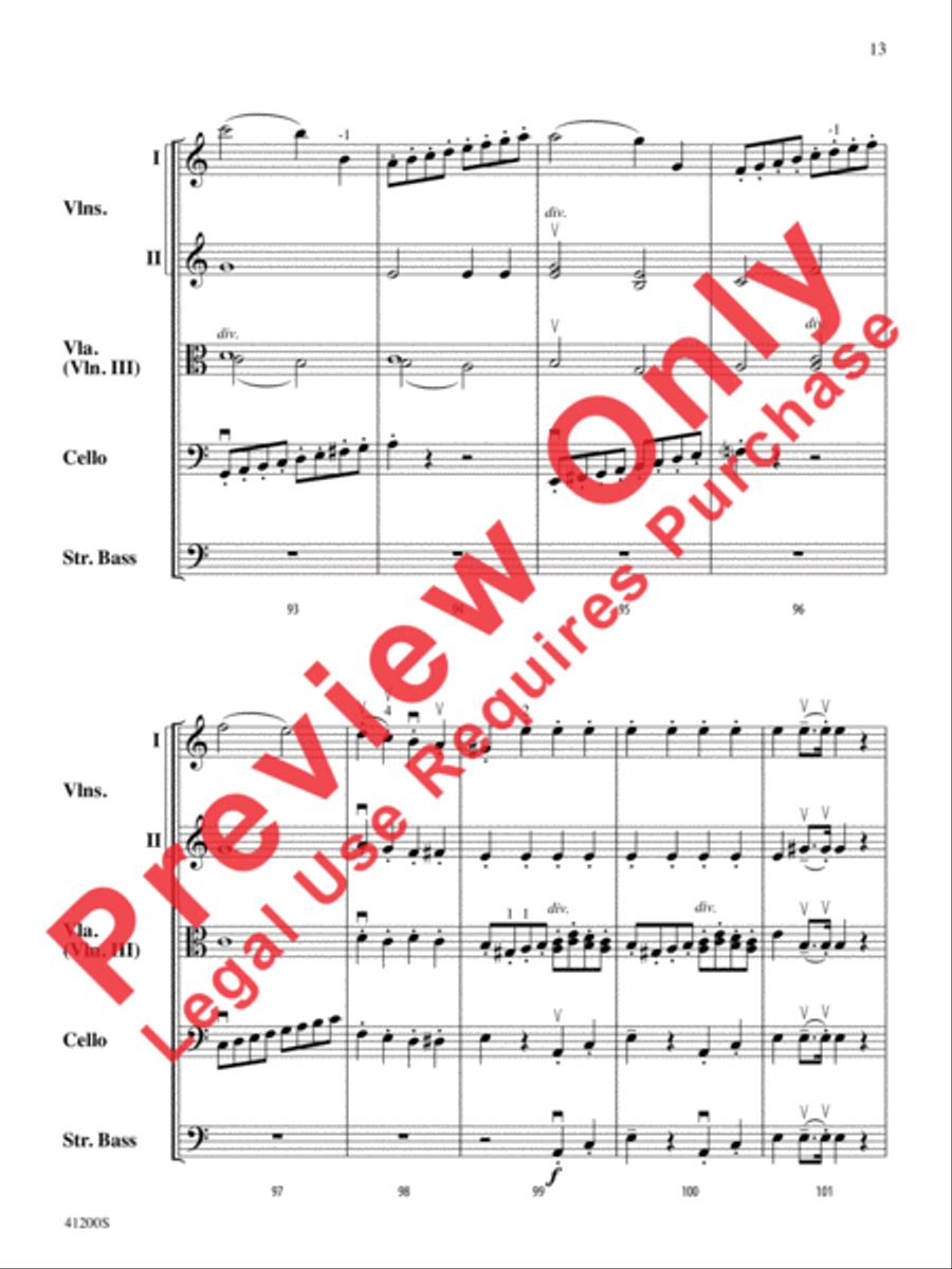 Allegro Molto String Orchestra scores gallery preview page 14