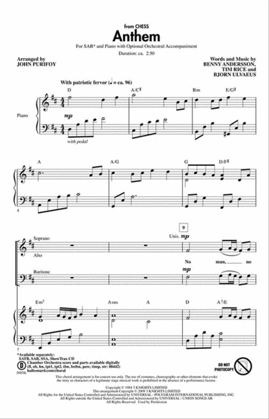 Anthem 3-Part scores gallery preview page 2