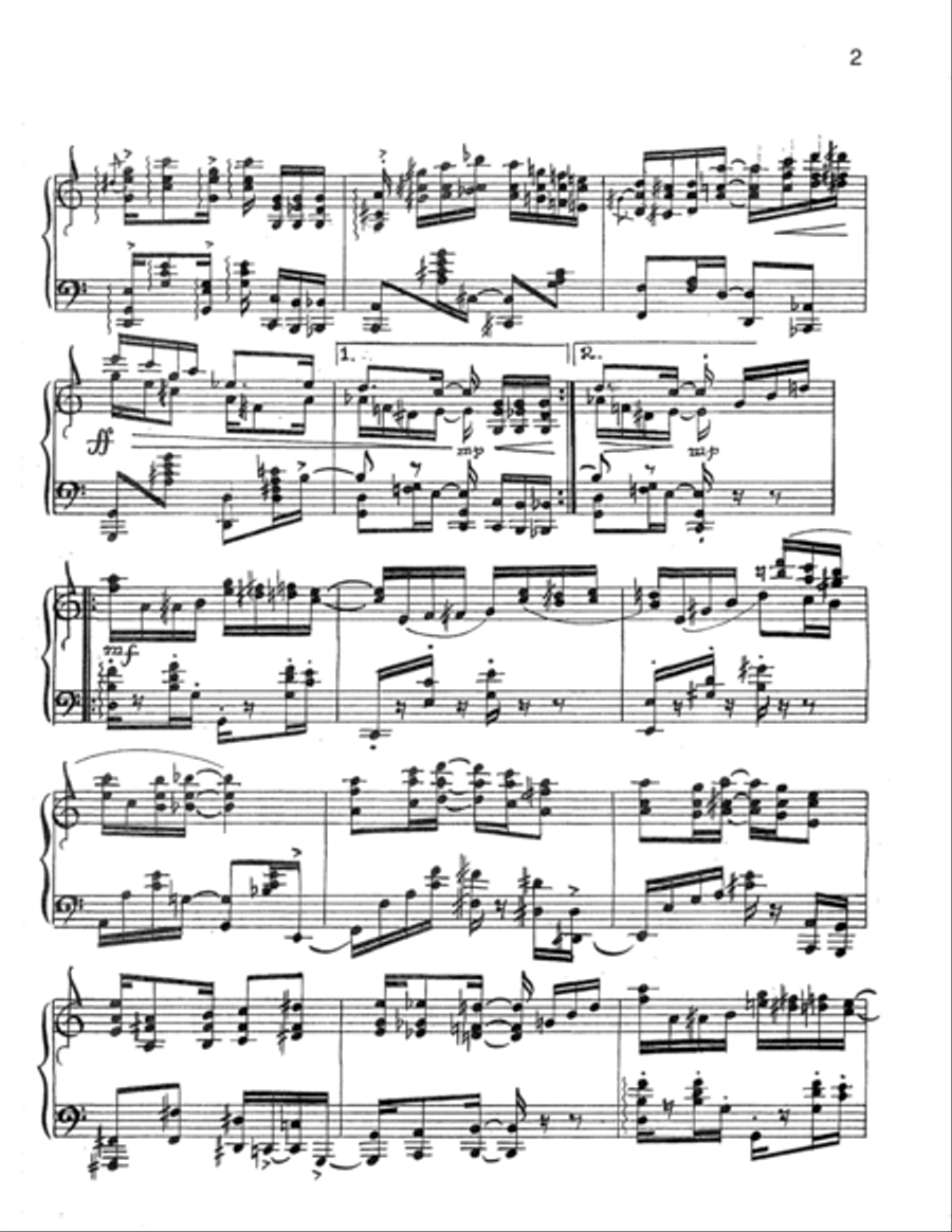 Friday Night Piano Solo scores gallery preview page 2