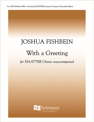 Book cover for With a Greeting
