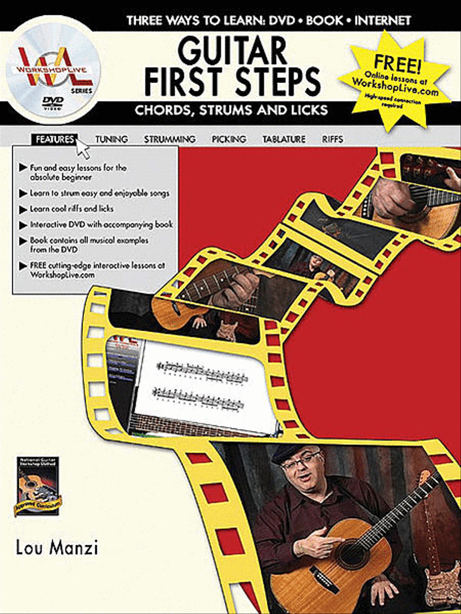 Guitar First Steps -- Chords, Strums, and Licks Easy Guitar scores gallery preview page 1