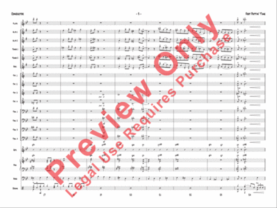 Foot Pattin' Time Foot Pattin' Time Jazz Ensemble scores gallery preview page 23