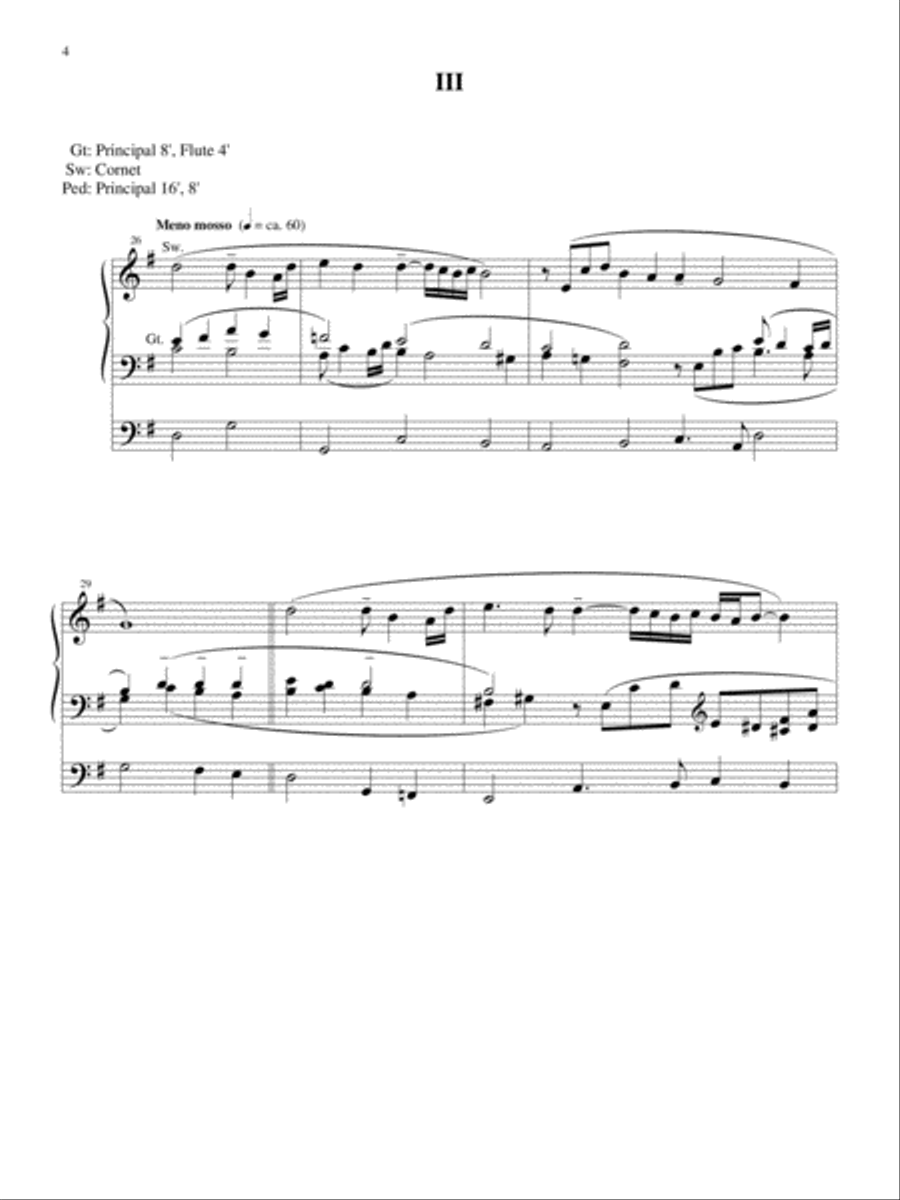 Six Variants on Es ist ein' Ros' entsprungen Organ scores gallery preview page 4