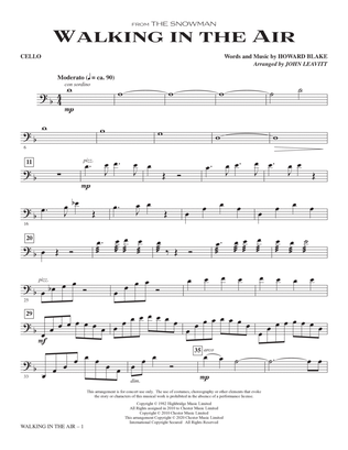 Book cover for Walking In The Air (from The Snowman) (arr. John Leavitt) - Cello