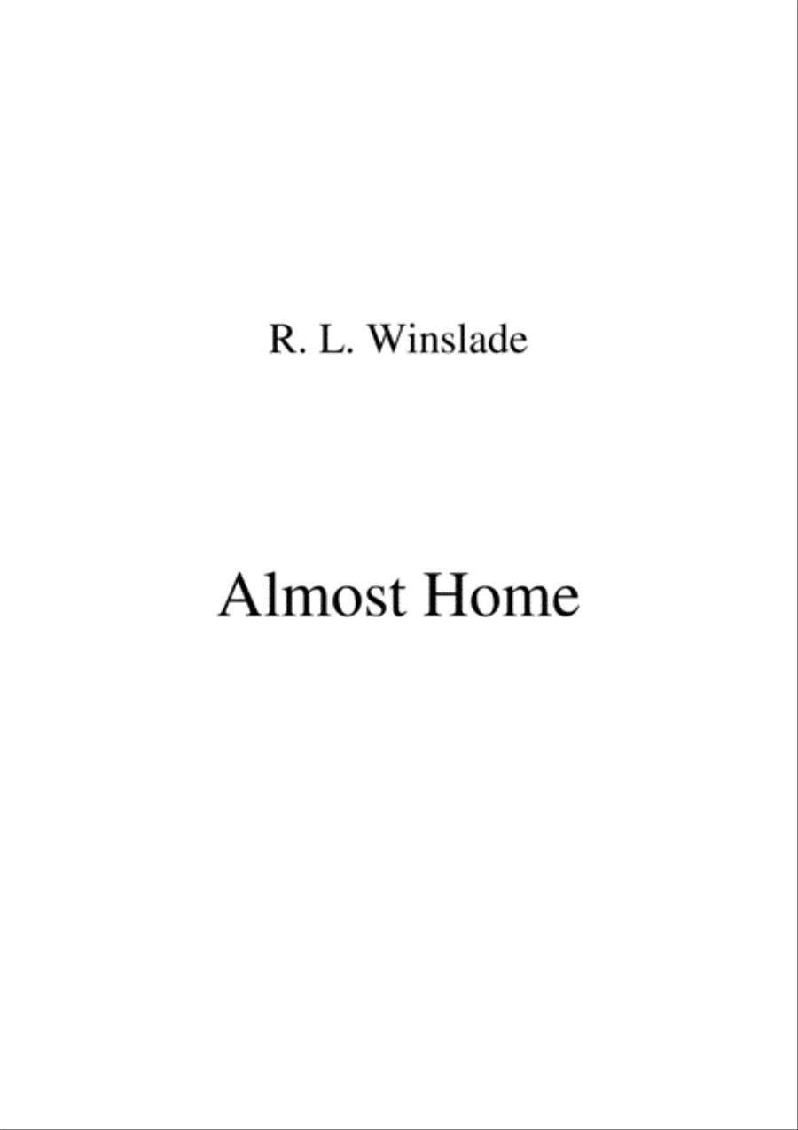 Almost Home Piano Solo scores gallery preview page 1
