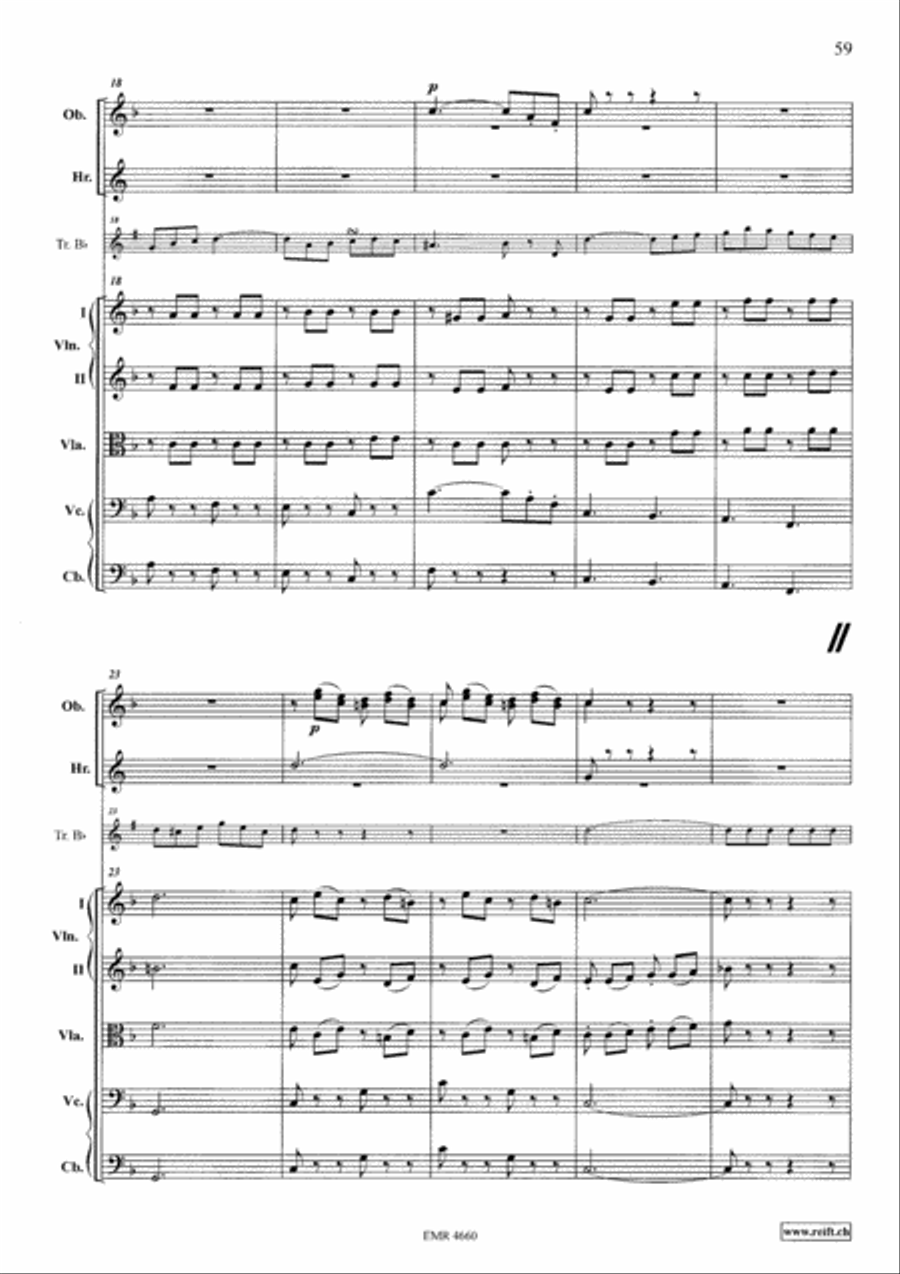 Grand Concerto in F Major Orchestra scores gallery preview page 16