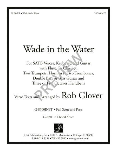 Wade in the Water - Full Score and Parts