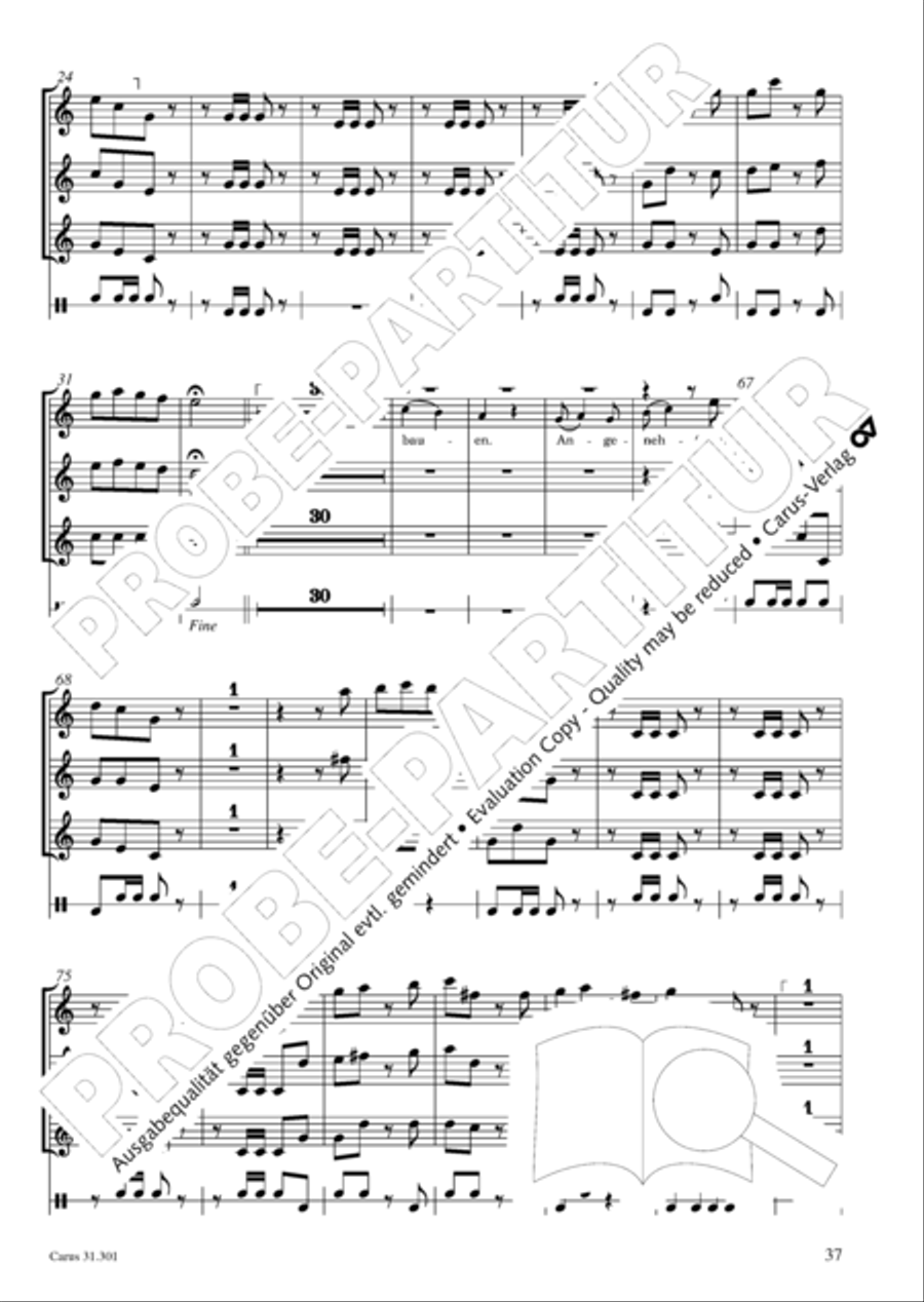 Bach for Brass 1: Cantatas I Voice scores gallery preview page 46