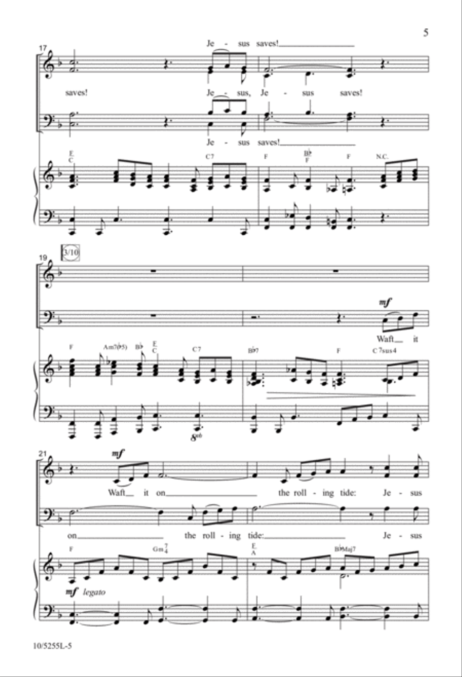 We Have Heard the Joyful Sound 4-Part scores gallery preview page 5