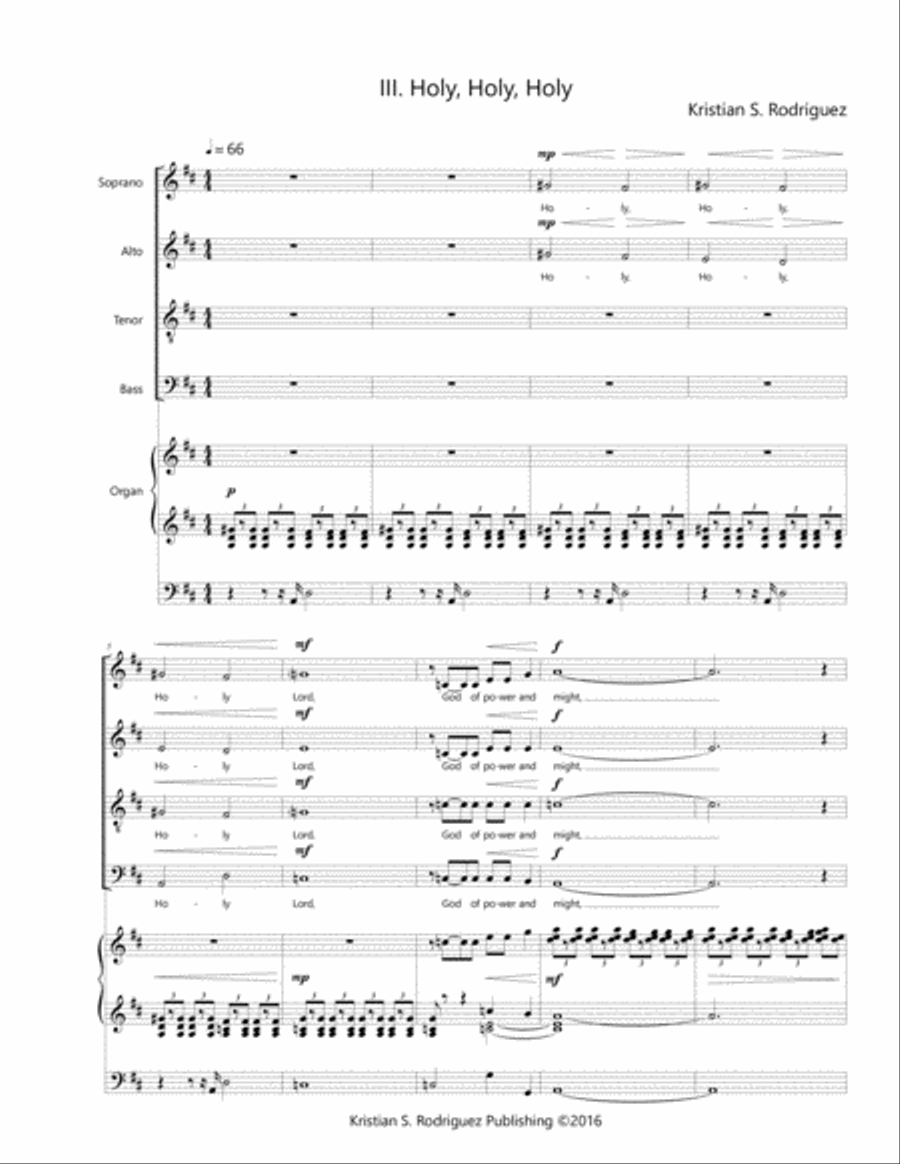 Eucharist of St. Mark Eucharist of St. Mark 4-Part scores gallery preview page 3