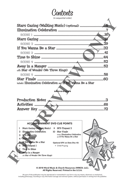 Star Search - Choral Book