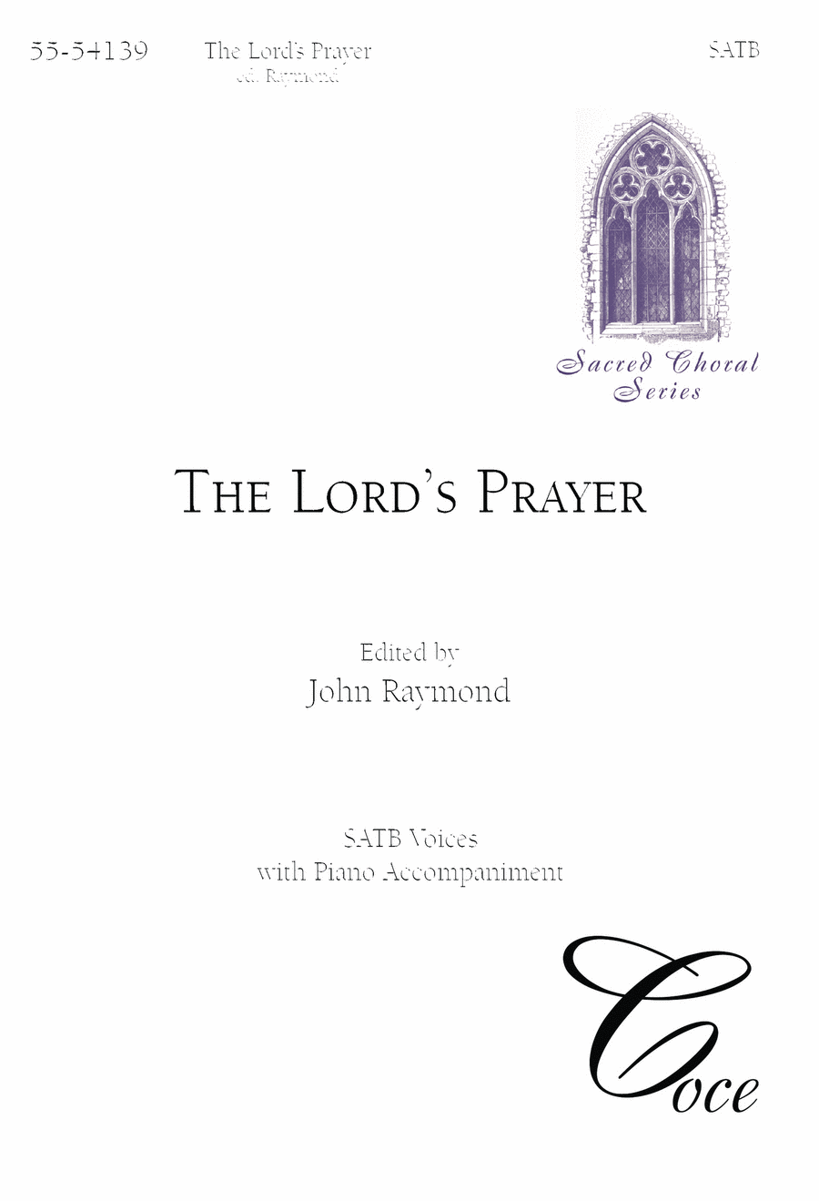 The Lord's Prayer 4-Part scores gallery preview page 1