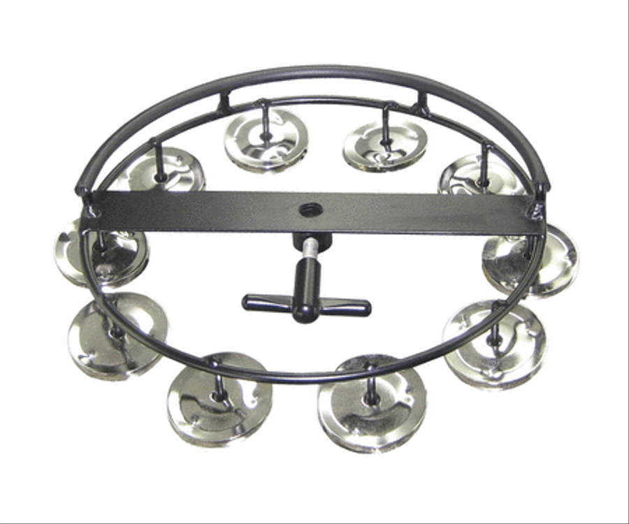 Large Hi-Hat Tambourine with 10 Pair of Jingles Tambourines scores gallery preview page 1