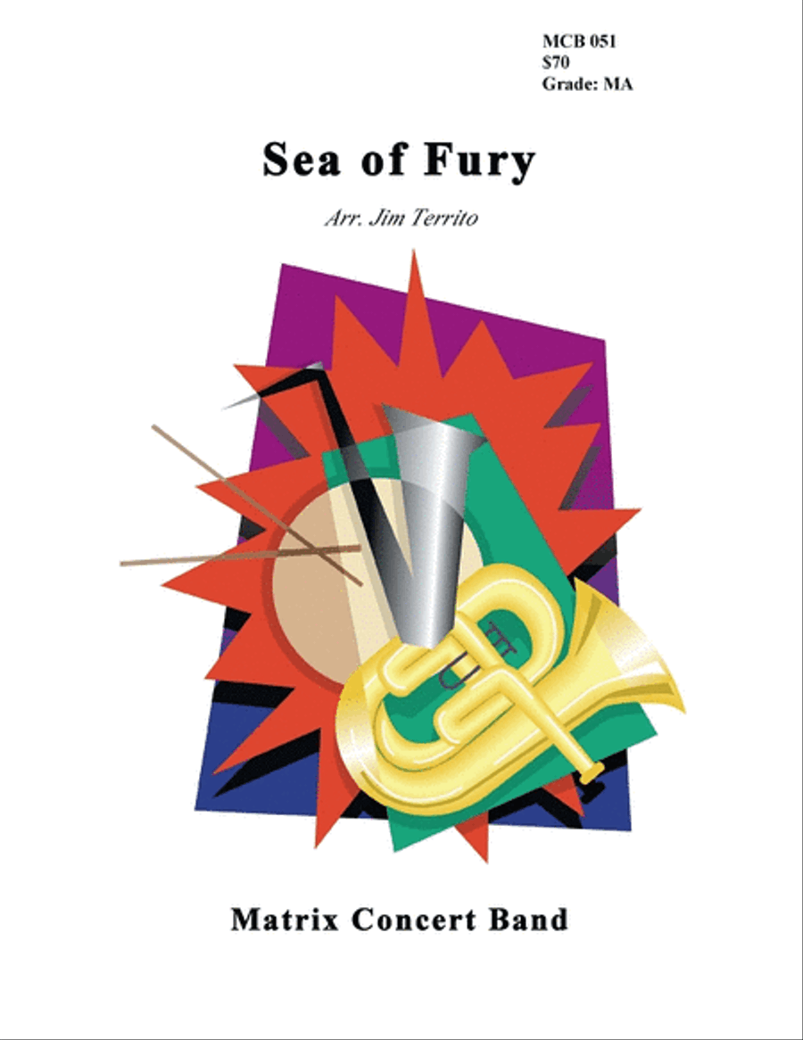 Sea of Fury Sea of Fury Concert Band scores gallery preview page 1