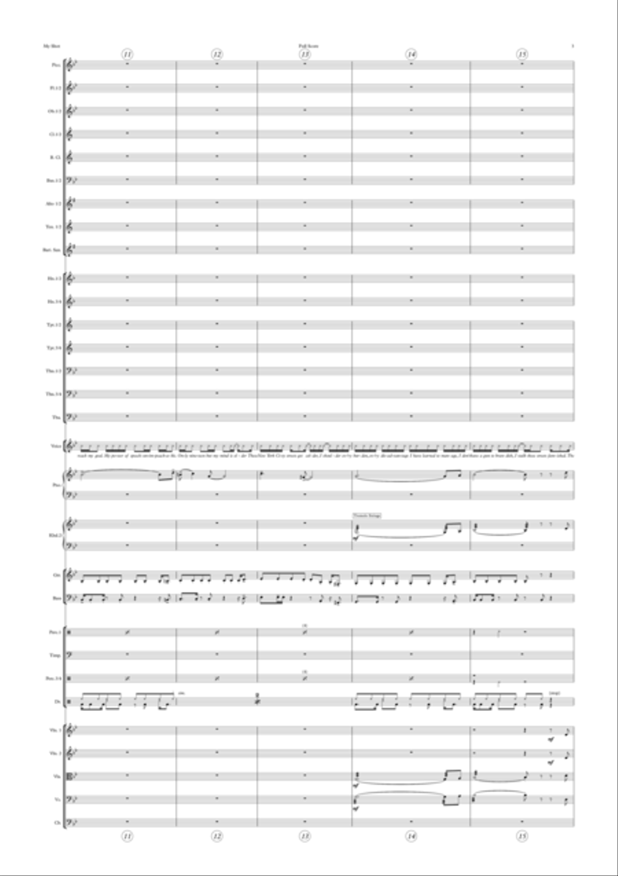 My Shot My Shot Full Orchestra scores gallery preview page 3