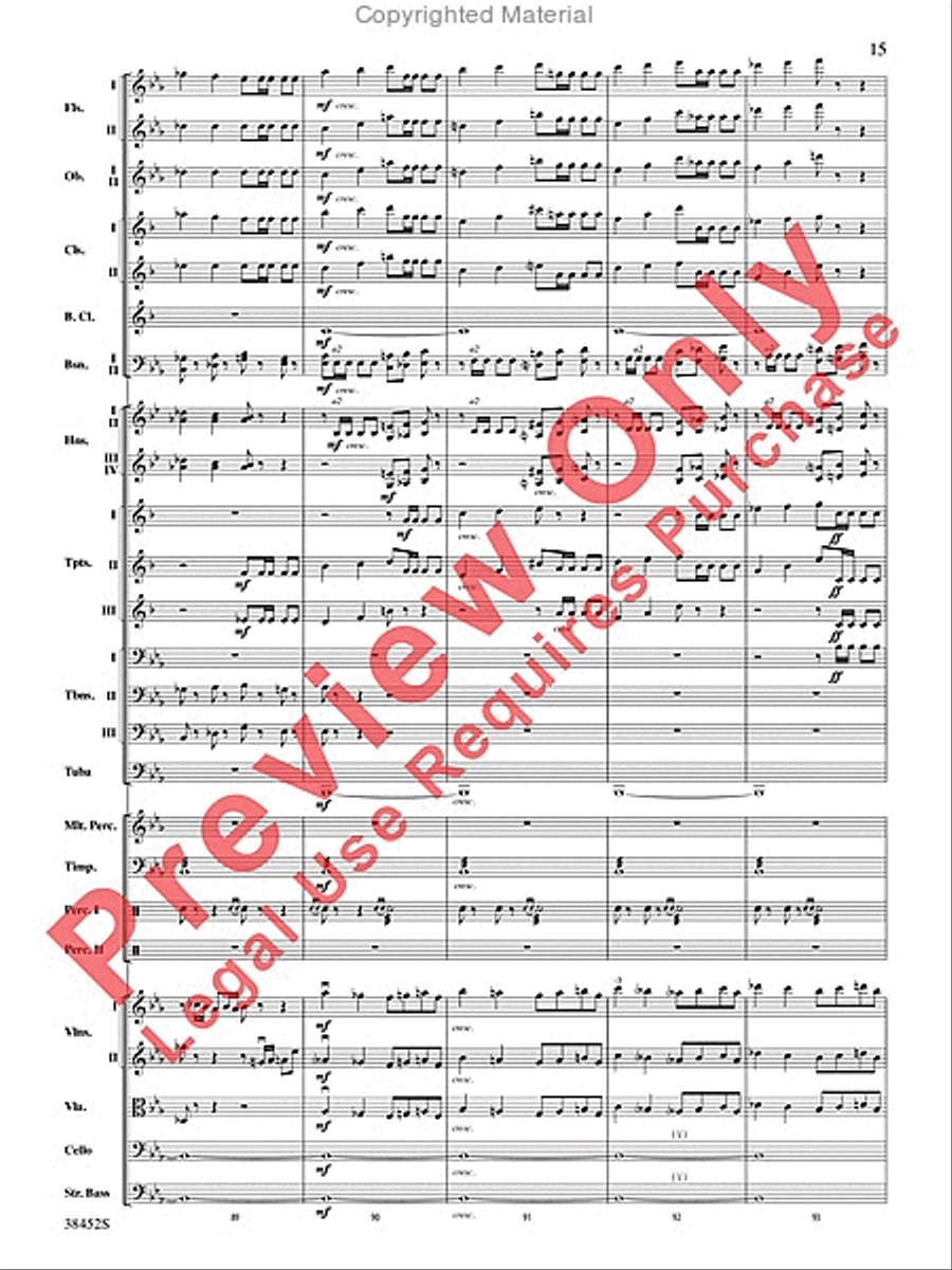 1812 Overture Full Orchestra scores gallery preview page 16