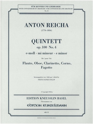 Quintet Op. 100/4