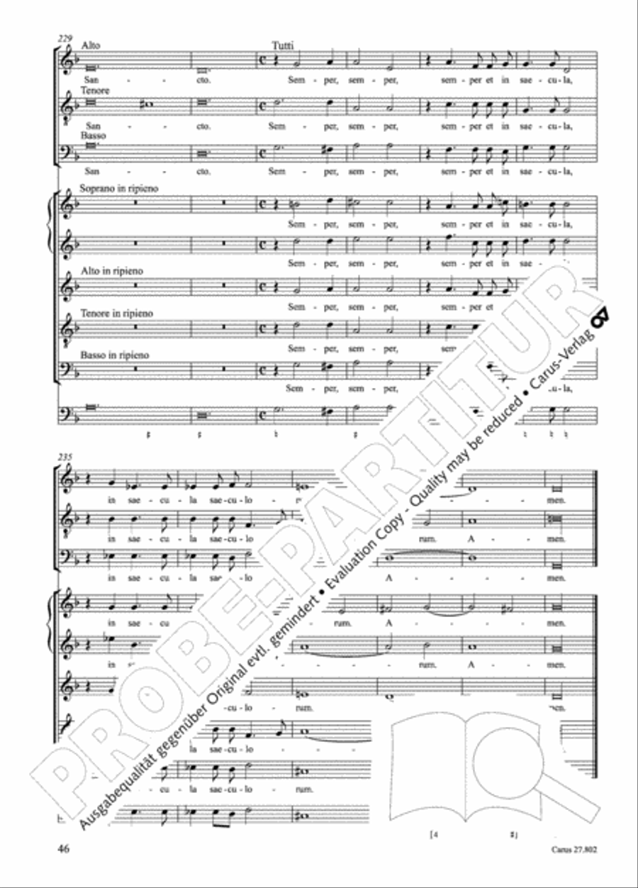 Salmi I (Selva morale e spirituale) Collection / Songbook scores gallery preview page 71