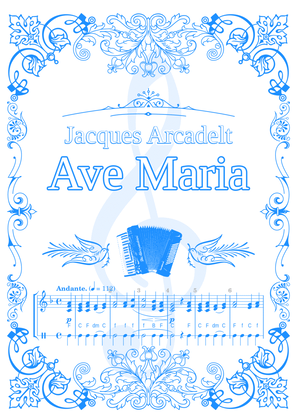 Ave Maria (Jacques/Jakob Arcadelt; accordion version)