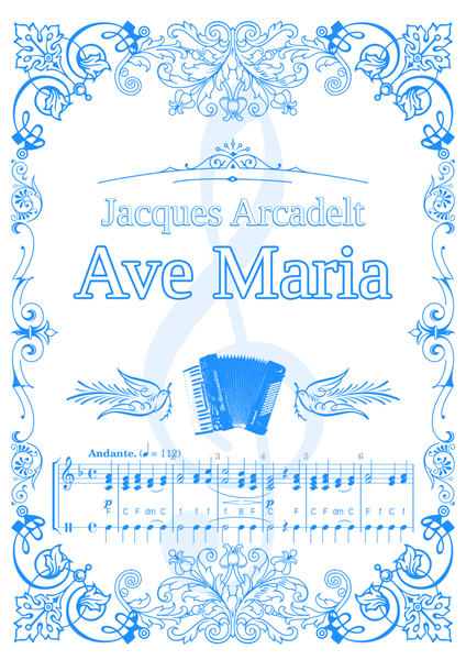 Ave Maria (Jacques/Jakob Arcadelt; accordion version) image number null