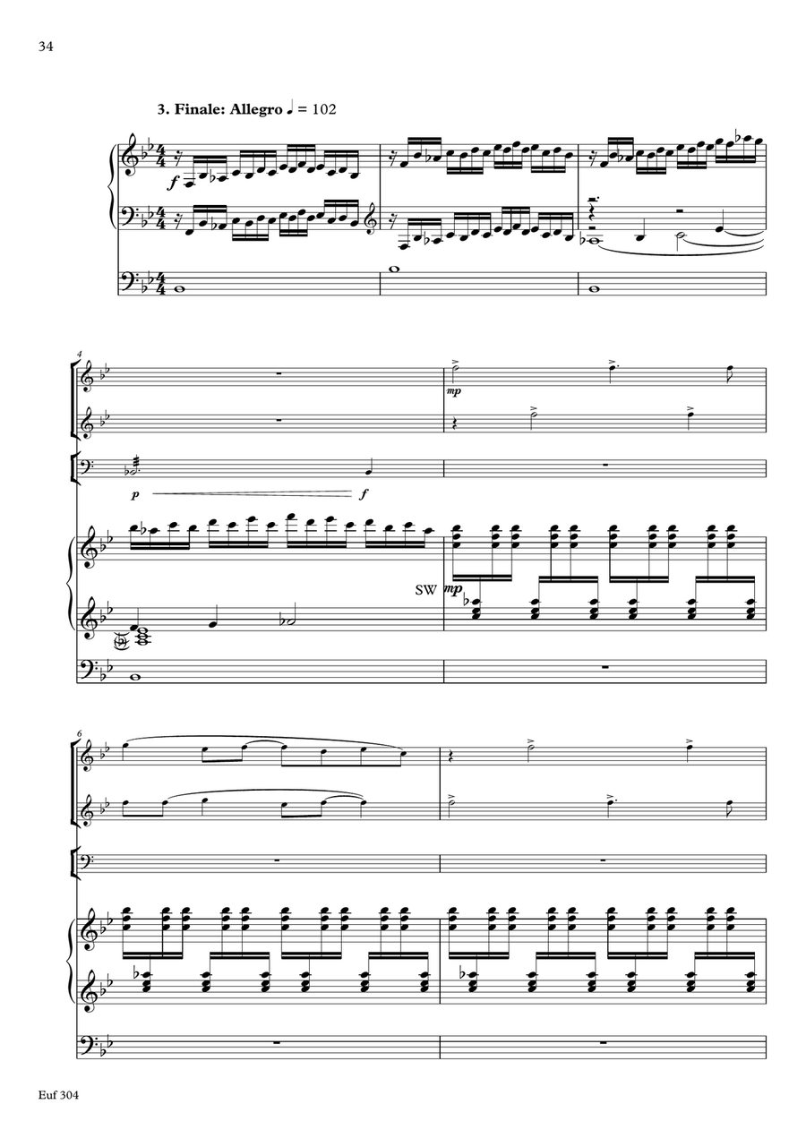 Works for 2 trumpets & organ, timpani ad lib. Trumpet Duet scores gallery preview page 6