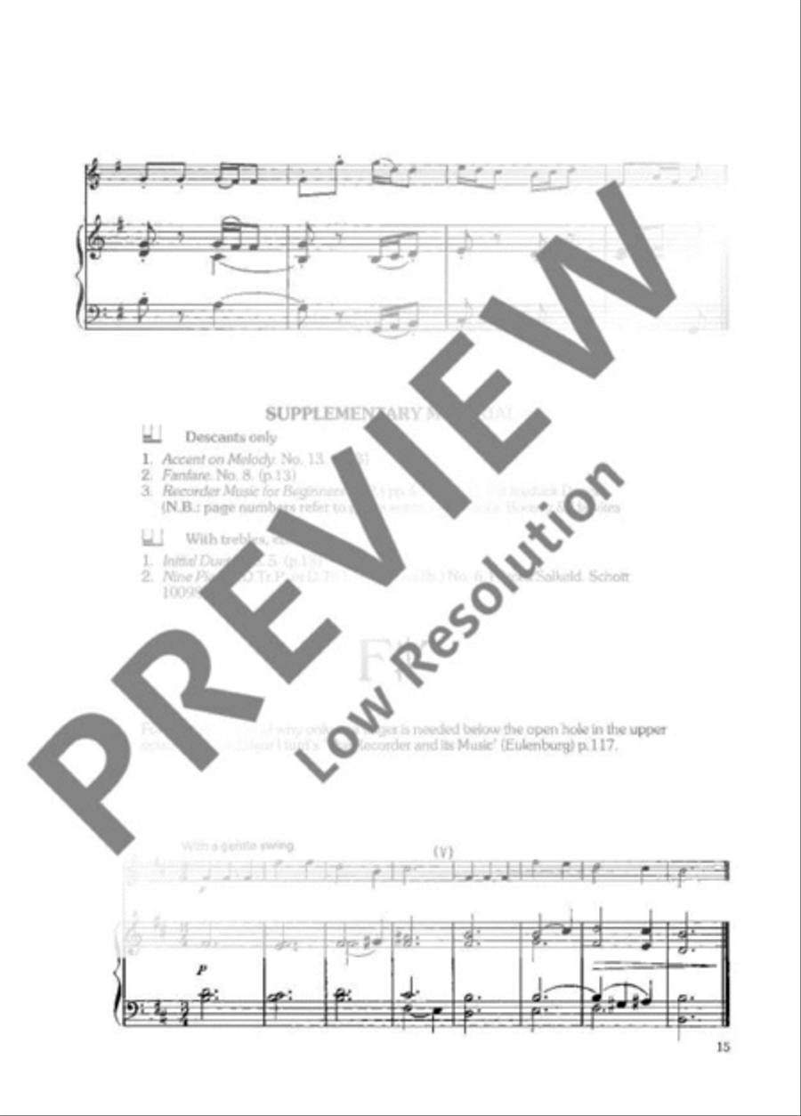 Enjoy the Recorder Soprano Recorder scores gallery preview page 16