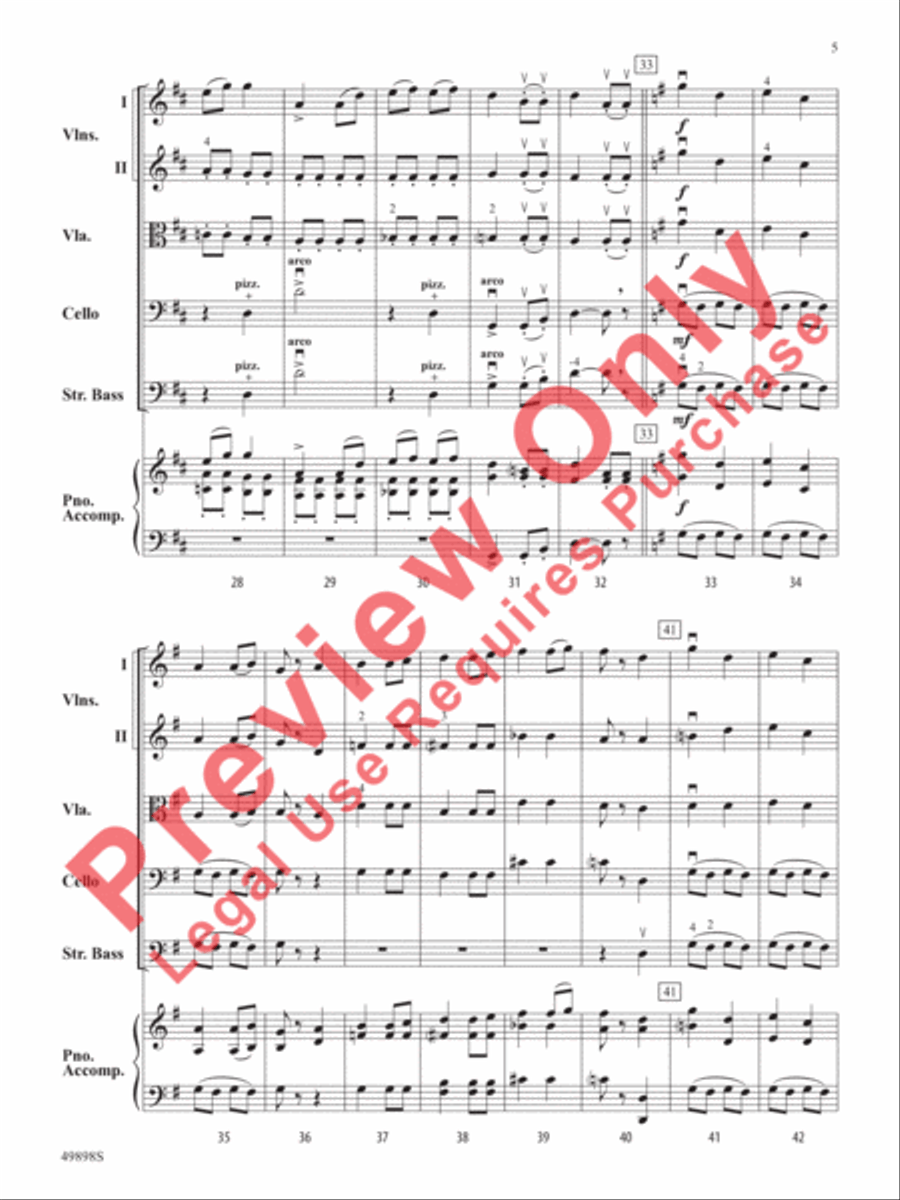 Danse Danse String Orchestra scores gallery preview page 6