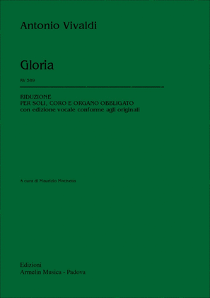 Gloria RV 589. Riduzione per Soli, Coro e Organo