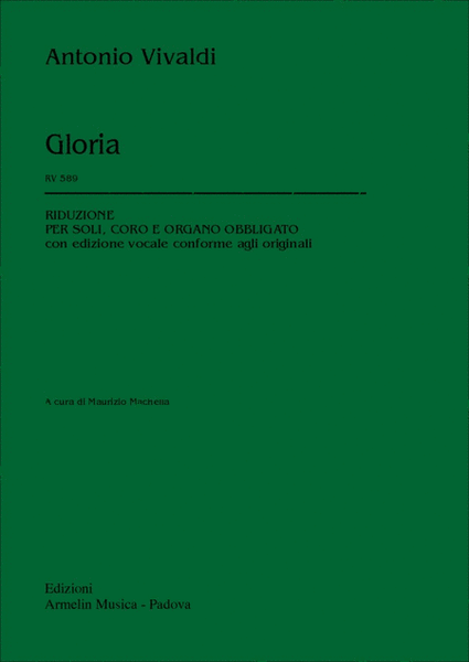 Gloria RV 589. Riduzione per Soli, Coro e Organo