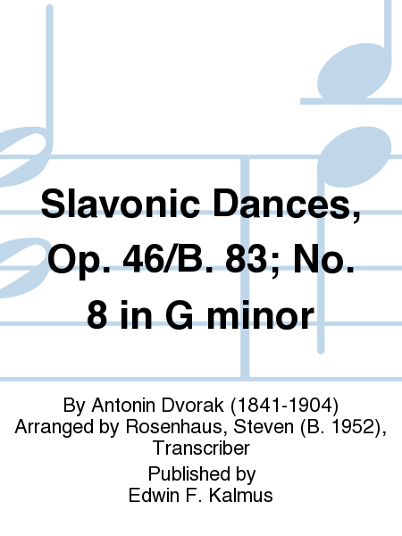 Slavonic Dances, Op. 46/B. 83; No. 8 in G minor image number null