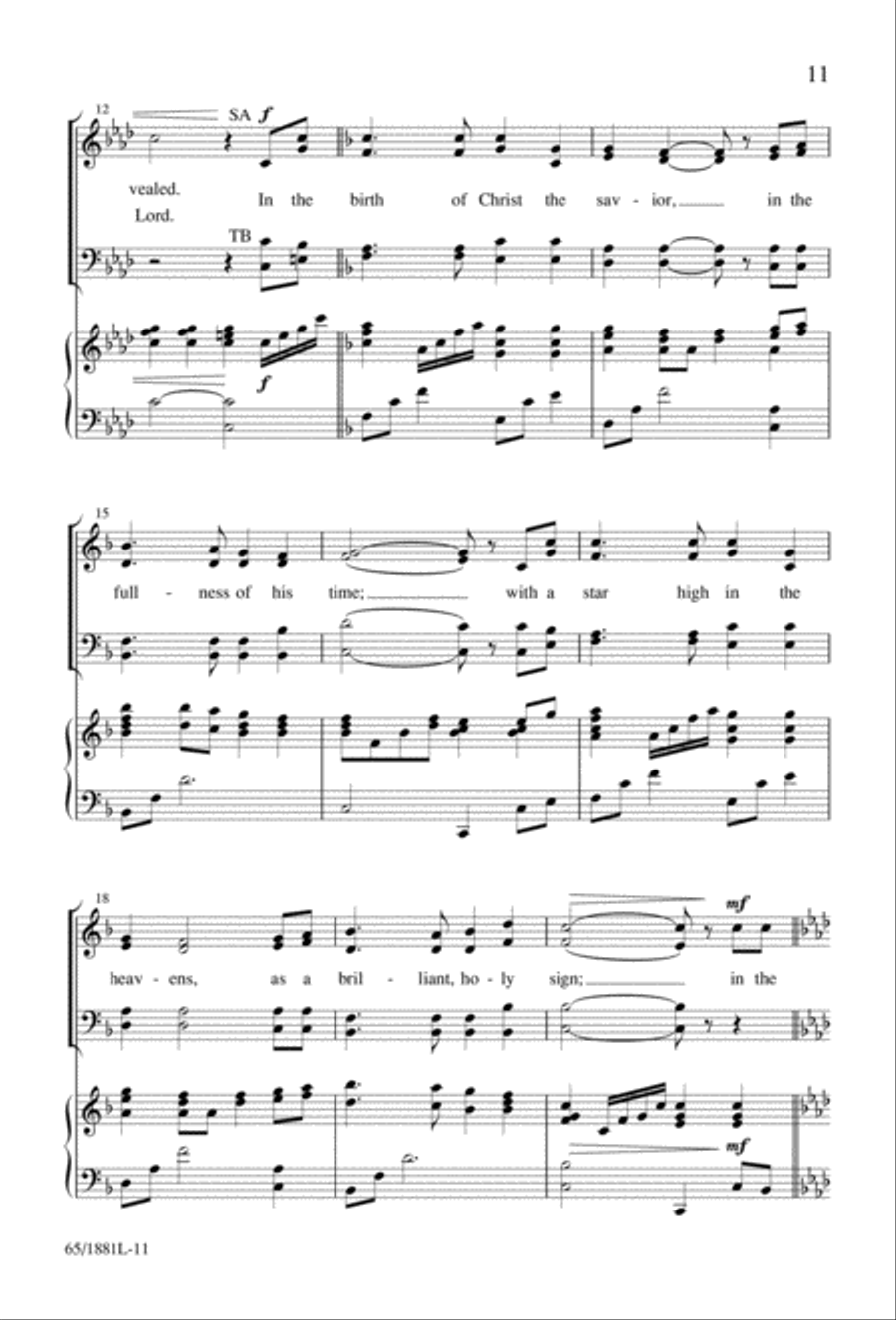 A Very Special Night A Very Special Night Unison Choir scores gallery preview page 13